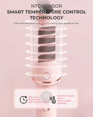 Smart Auto-Sensing Curling Iron with Ionic & Keratin Care