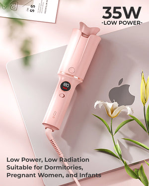 Smart Auto-Sensing Curling Iron with Ionic & Keratin Care