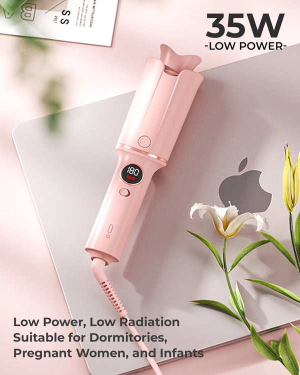Smart Auto-Sensing Curling Iron with Ionic & Keratin Care
