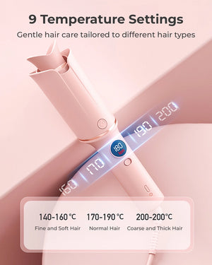 Smart Auto-Sensing Curling Iron with Ionic & Keratin Care