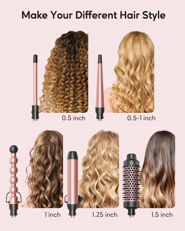 Multi Curl 5-in-1 Curling Wand Set