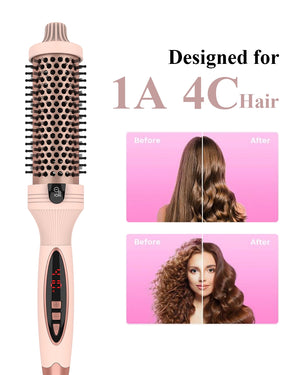 3-in-1 Pro Negative Ion Two PTC Heaters Thermal Brush