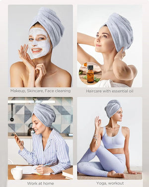 Drying Hair Wrap Towels