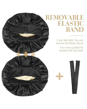 Adjustable Double Layer Hair Bonnet