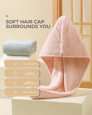 Drying Hair Wrap Towels