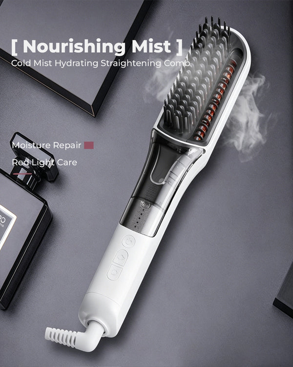 Ionic Steam Hair Straightening Brush