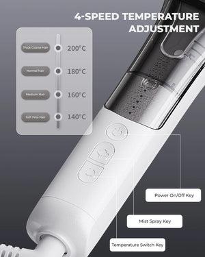 Ionic Steam Hair Straightening Brush