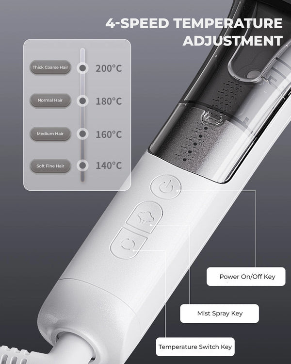 Ionic Steam Hair Straightening Brush